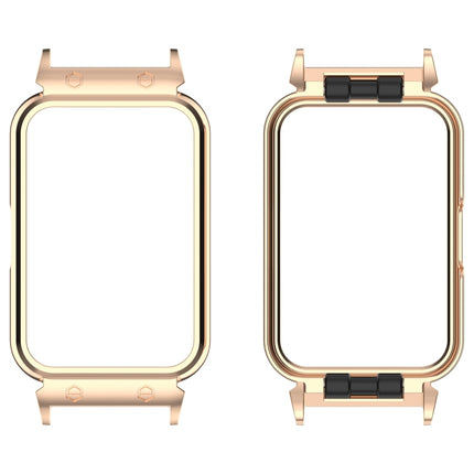 18mm Metal Frame Watch Protective Case, For Samsung Galaxy Fit 3 - DealBuddy