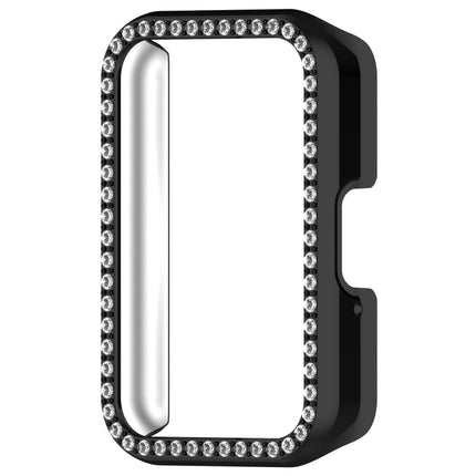 Diamond Half Pack Hollow PC Watch Protective Case, For Samsung Galaxy Fit 3 - DealBuddy