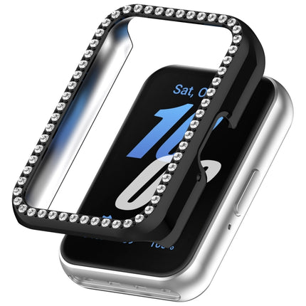Diamond Half Pack Hollow PC Watch Protective Case, For Samsung Galaxy Fit 3 - DealBuddy