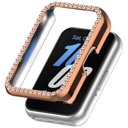 Diamond Half Pack Hollow PC Watch Protective Case, For Samsung Galaxy Fit 3 - DealBuddy