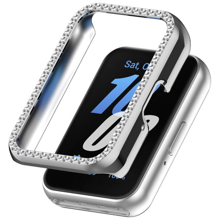 Diamond Half Pack Hollow PC Watch Protective Case, For Samsung Galaxy Fit 3 - DealBuddy
