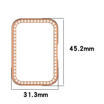 Diamond Half Pack Hollow PC Watch Protective Case, For Samsung Galaxy Fit 3 - DealBuddy