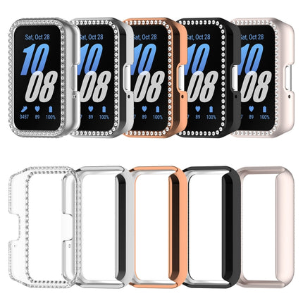 Diamond Half Pack Hollow PC Watch Protective Case, For Samsung Galaxy Fit 3 - DealBuddy
