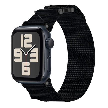 Nylon Hook And Loop Fastener Watch Band, For Apple Watch Series 10 46mm, For Apple Watch Series 10 42mm, For Apple Watch SE 2023 44mm, For Apple Watch SE 2023 40mm, For Apple Watch Ultra 2 49mm, For Apple Watch Series 9 45mm, For Apple Watch Series 9 4...