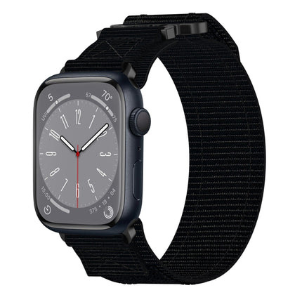 Nylon Hook And Loop Fastener Watch Band, For Apple Watch Series 10 46mm, For Apple Watch Series 10 42mm, For Apple Watch SE 2023 44mm, For Apple Watch SE 2023 40mm, For Apple Watch Ultra 2 49mm, For Apple Watch Series 9 45mm, For Apple Watch Series 9 4...