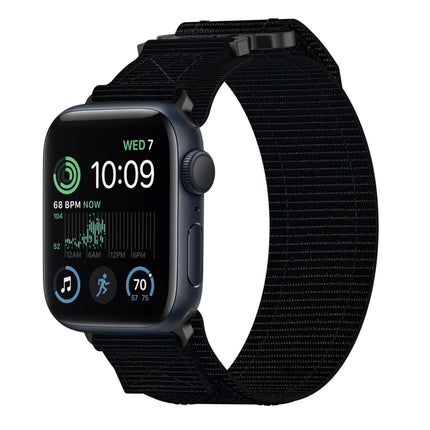 Nylon Hook And Loop Fastener Watch Band, For Apple Watch Series 8 45mm, For Apple Watch SE 2022 40mm, For Apple Watch SE 2022 44mm, For Apple Watch Series 7 41mm, For Apple Watch Series 7 45mm, For Apple Watch SE 40mm, For Apple Watch SE 44mm          ...