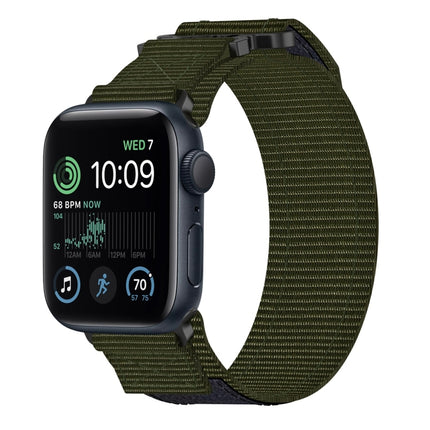 Nylon Hook And Loop Fastener Watch Band, For Apple Watch Series 8 45mm, For Apple Watch SE 2022 40mm, For Apple Watch SE 2022 44mm, For Apple Watch Series 7 41mm, For Apple Watch Series 7 45mm, For Apple Watch SE 40mm, For Apple Watch SE 44mm          ...
