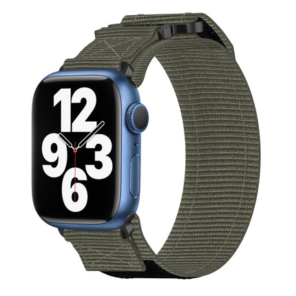Nylon Hook And Loop Fastener Watch Band, For Apple Watch Series 8 45mm, For Apple Watch SE 2022 40mm, For Apple Watch SE 2022 44mm, For Apple Watch Series 7 41mm, For Apple Watch Series 7 45mm, For Apple Watch SE 40mm, For Apple Watch SE 44mm          ...