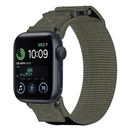 Nylon Hook And Loop Fastener Watch Band, For Apple Watch Series 8 45mm, For Apple Watch SE 2022 40mm, For Apple Watch SE 2022 44mm, For Apple Watch Series 7 41mm, For Apple Watch Series 7 45mm, For Apple Watch SE 40mm, For Apple Watch SE 44mm          ...