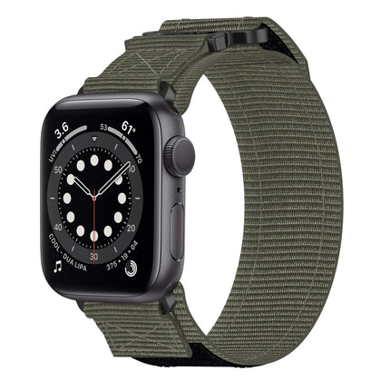 Nylon Hook And Loop Fastener Watch Band, For Apple Watch Series 8 45mm, For Apple Watch SE 2022 40mm, For Apple Watch SE 2022 44mm, For Apple Watch Series 7 41mm, For Apple Watch Series 7 45mm, For Apple Watch SE 40mm, For Apple Watch SE 44mm          ...