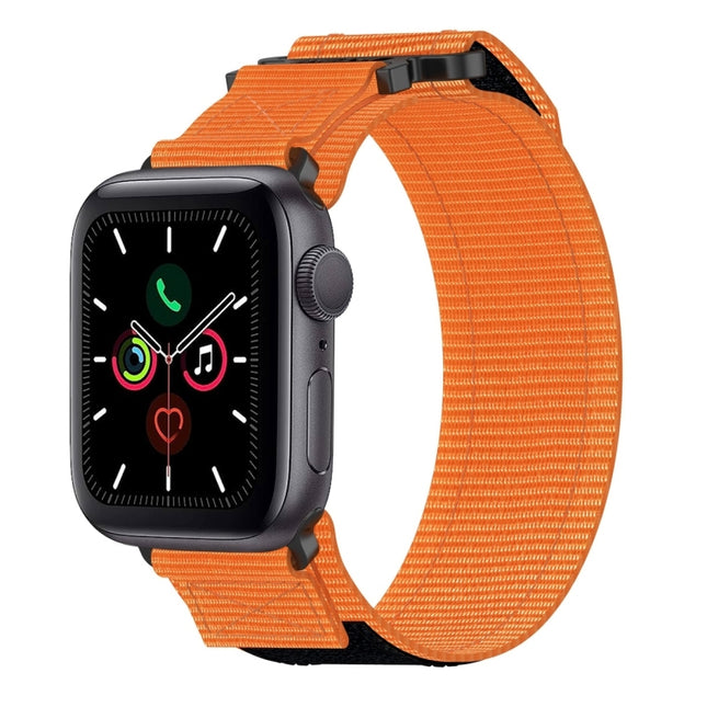 Nylon Hook And Loop Fastener Watch Band, For Apple Watch Series 5 44mm, For Apple Watch Series 5 40mm, For Apple Watch Series 4 44mm, For Apple Watch Series 4 40mm, For Apple Watch Series 3 38mm, For Apple Watch Series 3 42mm                           ...