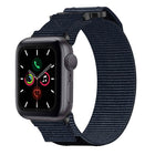 Nylon Hook And Loop Fastener Watch Band, For Apple Watch Series 5 44mm, For Apple Watch Series 5 40mm, For Apple Watch Series 4 44mm, For Apple Watch Series 4 40mm, For Apple Watch Series 3 38mm, For Apple Watch Series 3 42mm                           ...
