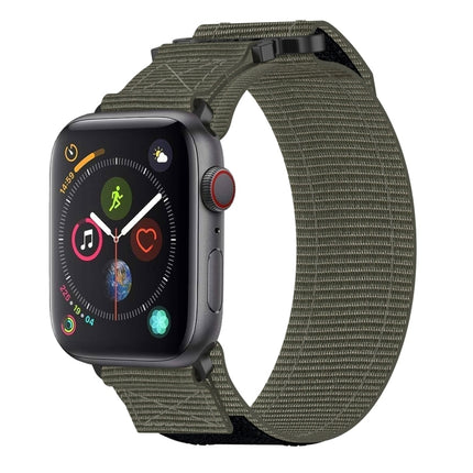 Nylon Hook And Loop Fastener Watch Band, For Apple Watch Series 5 44mm, For Apple Watch Series 5 40mm, For Apple Watch Series 4 44mm, For Apple Watch Series 4 40mm, For Apple Watch Series 3 38mm, For Apple Watch Series 3 42mm                           ...