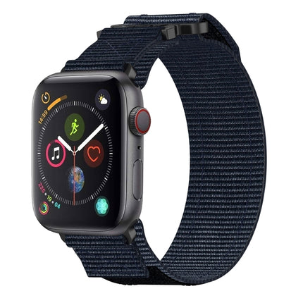 Nylon Hook And Loop Fastener Watch Band, For Apple Watch Series 5 44mm, For Apple Watch Series 5 40mm, For Apple Watch Series 4 44mm, For Apple Watch Series 4 40mm, For Apple Watch Series 3 38mm, For Apple Watch Series 3 42mm                           ...