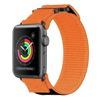 Nylon Hook And Loop Fastener Watch Band, For Apple Watch 38mm - DealBuddy