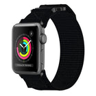 Nylon Hook And Loop Fastener Watch Band, For Apple Watch 38mm - DealBuddy