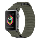 Nylon Hook And Loop Fastener Watch Band, For Apple Watch 38mm - DealBuddy
