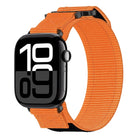 Nylon Hook And Loop Fastener Watch Band, For Apple Watch Series 10 46mm, For Apple Watch Series 10 42mm, For Apple Watch SE 2023 44mm, For Apple Watch SE 2023 40mm, For Apple Watch Ultra 2 49mm, For Apple Watch Series 9 45mm, For Apple Watch Series 9 4...