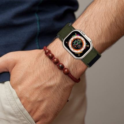 Nylon Hook And Loop Fastener Watch Band, For Apple Watch Series 8 45mm, For Apple Watch SE 2022 40mm, For Apple Watch SE 2022 44mm, For Apple Watch Series 7 41mm, For Apple Watch Series 7 45mm, For Apple Watch SE 40mm, For Apple Watch SE 44mm          ...