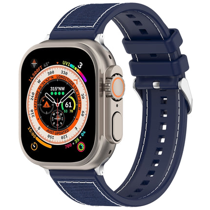 Ordinary Buckle Hybrid Nylon Braid Silicone Watch Band, For Apple Watch 42mm, For Apple Watch 38mm - DealBuddy