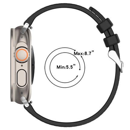 Ordinary Buckle Hybrid Nylon Braid Silicone Watch Band, For Apple Watch 42mm, For Apple Watch 38mm - DealBuddy