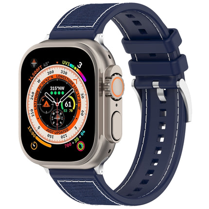 Official Buckle Hybrid Nylon Braid Silicone Watch Band, For Apple Watch 42mm, For Apple Watch 38mm - DealBuddy