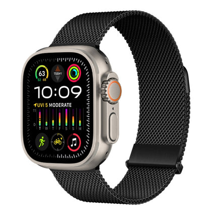 ZGA Milanese Magnetic Metal Watch Band, For Apple Watch Series 10 46mm, For Apple Watch Series 10 42mm, For Apple Watch SE 2023 44mm, For Apple Watch Ultra 2 49mm, For Apple Watch Series 9 45mm, For Apple Watch Ultra 49mm, For Apple Watch Series 8 45mm... - DealBuddy