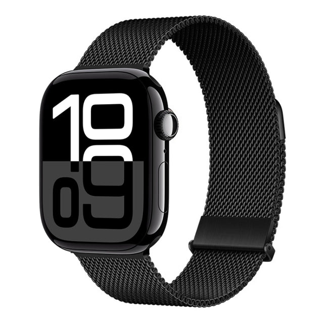 ZGA Milanese Magnetic Metal Watch Band, For Apple Watch Series 10 46mm, For Apple Watch Series 10 42mm, For Apple Watch SE 2023 44mm, For Apple Watch Ultra 2 49mm, For Apple Watch Series 9 45mm, For Apple Watch Ultra 49mm, For Apple Watch Series 8 45mm... - DealBuddy