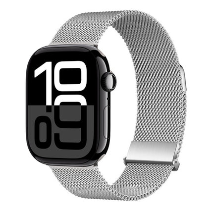 ZGA Milanese Magnetic Metal Watch Band, For Apple Watch Series 10 46mm, For Apple Watch Series 10 42mm, For Apple Watch SE 2023 44mm, For Apple Watch Ultra 2 49mm, For Apple Watch Series 9 45mm, For Apple Watch Ultra 49mm, For Apple Watch Series 8 45mm... - DealBuddy