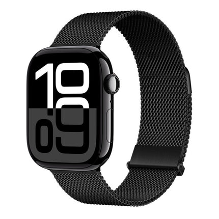 ZGA Milanese Magnetic Metal Watch Band, For Apple Watch Series 10 46mm, For Apple Watch Series 10 42mm, For Apple Watch SE 2023 44mm, For Apple Watch Ultra 2 49mm, For Apple Watch Series 9 45mm, For Apple Watch Ultra 49mm, For Apple Watch Series 8 45mm... - DealBuddy