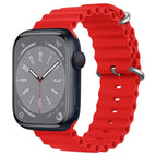 For Apple Watch Series 8 45mm / Red