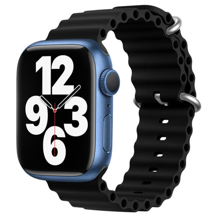 ZGA Ocean Silicone Watch Band, For Apple Watch Series 10 46mm, For Apple Watch Series 10 42mm, For Apple Watch SE 2023 44mm, For Apple Watch Ultra 2 49mm, For Apple Watch Series 9 45mm, For Apple Watch Ultra 49mm, For Apple Watch Series 8 45mm         ... - DealBuddy