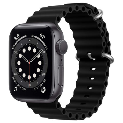 ZGA Ocean Silicone Watch Band, For Apple Watch Series 10 46mm, For Apple Watch Series 10 42mm, For Apple Watch SE 2023 44mm, For Apple Watch Ultra 2 49mm, For Apple Watch Series 9 45mm, For Apple Watch Ultra 49mm, For Apple Watch Series 8 45mm         ... - DealBuddy