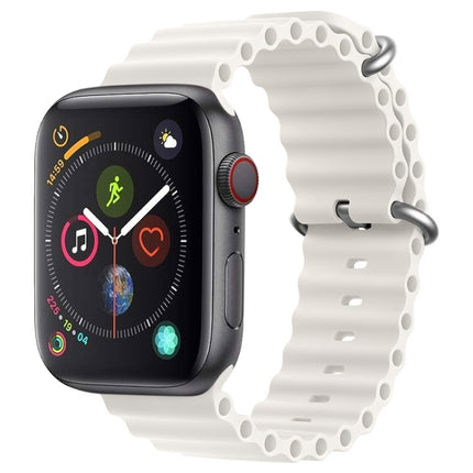 ZGA Ocean Silicone Watch Band, For Apple Watch Series 4 44mm, For Apple Watch Series 3 42mm, For Apple Watch Series 2 42mm, For Apple Watch 42mm - DealBuddy