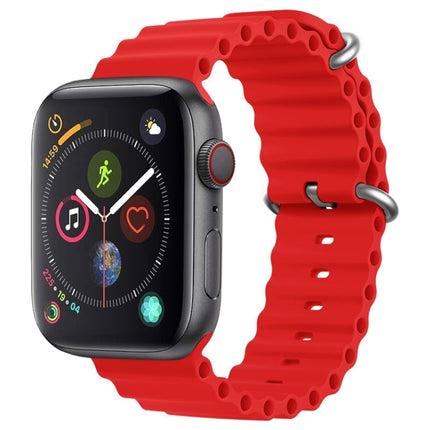 ZGA Ocean Silicone Watch Band, For Apple Watch Series 4 44mm, For Apple Watch Series 3 42mm, For Apple Watch Series 2 42mm, For Apple Watch 42mm - DealBuddy