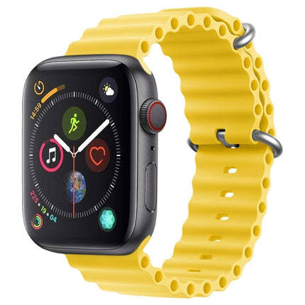 ZGA Ocean Silicone Watch Band, For Apple Watch Series 4 44mm, For Apple Watch Series 3 42mm, For Apple Watch Series 2 42mm, For Apple Watch 42mm - DealBuddy
