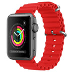 For Apple Watch Series 3 42mm / Red