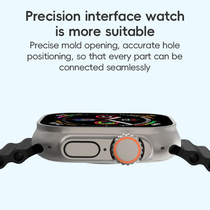 ZGA Ocean Silicone Watch Band, For Apple Watch Series 4 44mm, For Apple Watch Series 3 42mm, For Apple Watch Series 2 42mm, For Apple Watch 42mm - DealBuddy