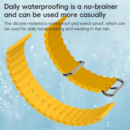 ZGA Ocean Silicone Watch Band, For Apple Watch Series 4 44mm, For Apple Watch Series 3 42mm, For Apple Watch Series 2 42mm, For Apple Watch 42mm - DealBuddy