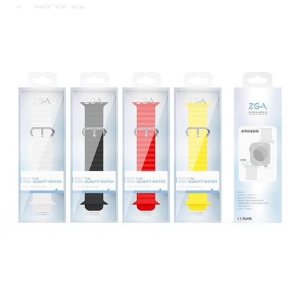 ZGA Ocean Silicone Watch Band, For Apple Watch Series 10 46mm, For Apple Watch Series 10 42mm, For Apple Watch SE 2023 44mm, For Apple Watch Ultra 2 49mm, For Apple Watch Series 9 45mm, For Apple Watch Ultra 49mm, For Apple Watch Series 8 45mm         ... - DealBuddy