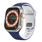 For Apple Watch Ultra 2 49mm / Midnight Blue White