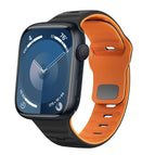 For Apple Watch Series 9 41mm / Black Orange