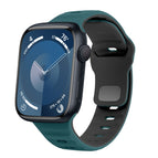 For Apple Watch Series 9 41mm / Green Black