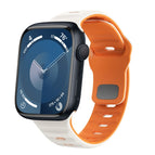 For Apple Watch Series 9 41mm / Starlight Orange