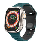 For Apple Watch Ultra 49mm / Green Black