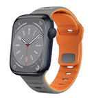 For Apple Watch Series 8 41mm / Space Grey Orange