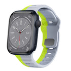 Wave Texture Reverse Buckle Silicone Watch Band, For Apple Watch Series 8 41mm, For Apple Watch Series 8 45mm, For Apple Watch SE 2022 40mm, For Apple Watch SE 2022 44mm - DealBuddy