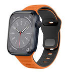 For Apple Watch Series 8 45mm / Orange Black