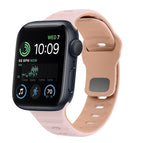 For Apple Watch SE 2022 40mm / Pink+Rose Ash