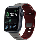 For Apple Watch SE 2022 40mm / Space Grey Wine Red